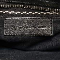 Pre Owned Balenciaga Black Leather SGH Classic City Tote