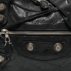 Pre Owned Balenciaga Black Leather SGH Classic City Tote