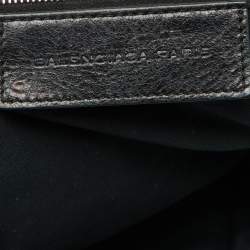 Pre Owned Balenciaga Black Leather SGH Work Tote