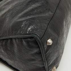 Pre Owned Balenciaga Black Leather SGH Work Tote