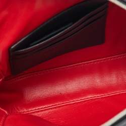 Balenciaga Black Leather Triangle Pouch