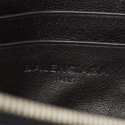 Balenciaga Black Leather Triangle Pouch