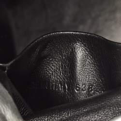 Pre Owned Balenciaga Silver Leather XS Everyday Bucket Bag