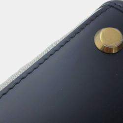 Pre Owned Balenciaga Black/White Canvas Leather Tote Bag 