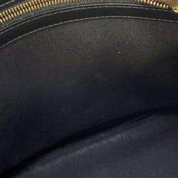 Pre Owned Balenciaga Black/White Canvas Leather Tote Bag 