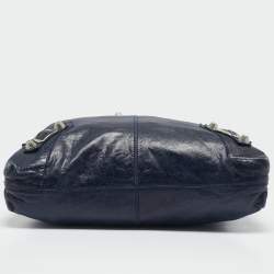Balenciaga Marine Blue Leather GSH Brief Tote