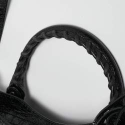 Balenciaga Black Leather Mini Classic City Bag