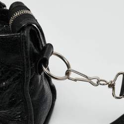 Balenciaga Black Leather Mini Classic City Bag