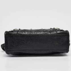 Balenciaga Black Leather Mini Classic City Bag