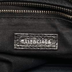 Balenciaga Black Leather Mini Classic City Bag