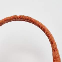 مملوكة مسبقًا Balenciaga Orange Leather Mini GH Classic City Bag