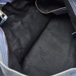 Balenciaga Light Blue Leather GSH Velo Tote