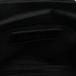 Pre Owned Balenciaga Black Patent Leather GSH Classic Envelope Clutch