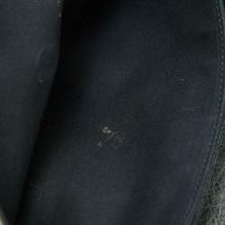 Pre Owned Balenciaga Moss Green Leather Classic Giant Envelope Clutch