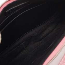 Balenciaga Light Pink BB Monogram Denim Mini Le Cagole Shoulder Bag