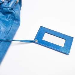Balenciaga Blue Leather GSH Part-Time Tote