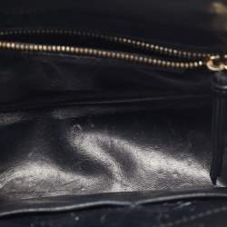Balenciaga Brown/Black Python and Leather Mini Maillon All Afternoon Tote
