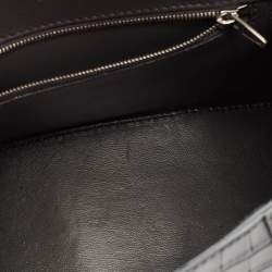 Balenciaga Grey Ombre Leather Small Hourglass Top Handle Bag