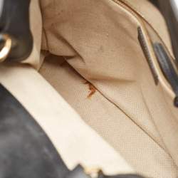 Balenciaga Black/Brown Leather and Python Padlock All Time Tote