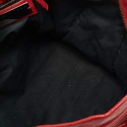 Pre Owned Balenciaga Red Leather RH Classic City Bag