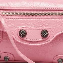 Balenciaga Pink Leather Le Cagole S Sling Bag