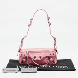 Balenciaga Pink Leather Le Cagole S Sling Bag