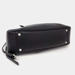 Balenciaga Black Leather Bel Air Medium Shoulder Bag