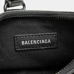 Balenciaga Black Patent Leather Motocross Le Cagole XS Shoulder Bag