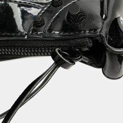 Balenciaga Black Patent Leather Motocross Le Cagole XS Shoulder Bag
