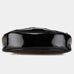 Balenciaga Black Patent Leather Motocross Le Cagole XS Shoulder Bag