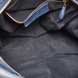 Pre Owned Balenciaga Blue Leather Classic RGH Midday Bag