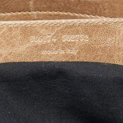 Pre Owned Balenciaga Beige Leather RH Step Bag