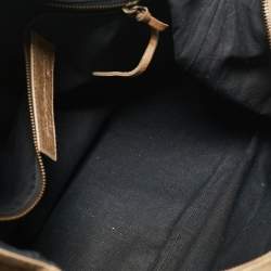 Pre Owned Balenciaga Beige Leather RH Step Bag