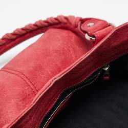 Pre Owned Balenciaga Red Leather RSH Part Time Bag