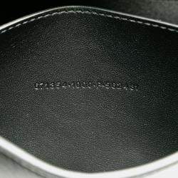 Balenciaga Black Leather Soft Hourglass Medium Crossbody Bag