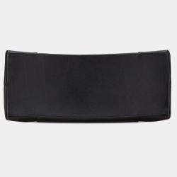Balenciaga Black Leather Soft Hourglass Medium Crossbody Bag