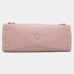 Balenciaga Pink Leather Neo Classic City Top Handle Bag