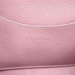 Balenciaga Pink Leather Neo Classic City Top Handle Bag