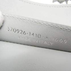 Balenciaga Gray Mouton and Leather Papier A6 Shoulder Bag