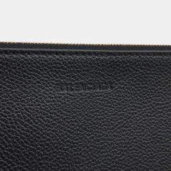 Pre Owned Balenciaga Black Leather clutch