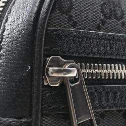 Balenciaga Black The Hacker Project Mini BB Supreme Web Ophidia Crossbody