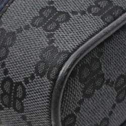 Balenciaga Black The Hacker Project Mini BB Supreme Web Ophidia Crossbody