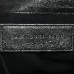 Balenciaga Moss Green Leather Classic Giant Envelope Clutch