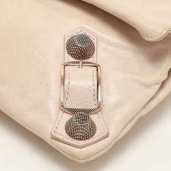 Balenciaga Pale Rose Leather RGGH Classic Envelope Clutch