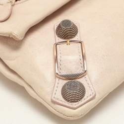 Balenciaga Pale Rose Leather RGGH Classic Envelope Clutch