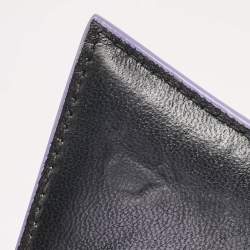 Balenciaga Metallic Lilac Croc Embossed Leather XS Hourglass Top Handle Bag  