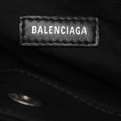 Balenciaga Black Nylon XS Trade East-West Tote