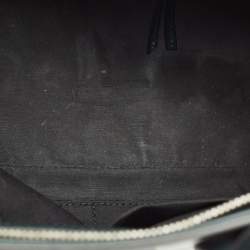 Balenciaga Dark Green Leather Padlock Tote