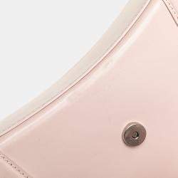 Balenciaga Pink Small Leather Hourglass Top Handle Bag