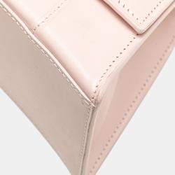Balenciaga Pink Small Leather Hourglass Top Handle Bag